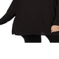 Anne Klein Women's Plus Printed V Neck Tunic Top Black Size 1X