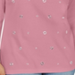 Karen Scott Women's Grommet Cotton 3/4 Sleeve Top Pink Size Petite S