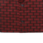 Alfani Men's Printed Athletic Fit Button Down Shirt Red Size M