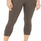 Style & Co Women's Cropped Utility Pants Green Size 8