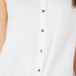 Style & CO Women's Sleeveless Collared Button up Top White Size X-Large