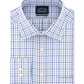 Eagle Men's Regular-Fit Check Dress Shirt Blue Size 15X32-33