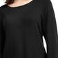 Inc International Concepts Women's Grommet-Hem Top - Deep Black Size M