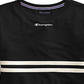 Champion Women's Heritage Script Logo Long Sleeve T-Shirt Blue  Size S