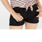 Hooked up by Iot Women's Juniors' Tie-Front Dolman-Sleeved Top Pink Size M