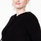 Charter Club Women's Plus Cashmere Thermal Hoodie Black Size 2X