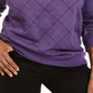 Karen Scott Women's Printed Sweatshirt Purple Size Petite Small