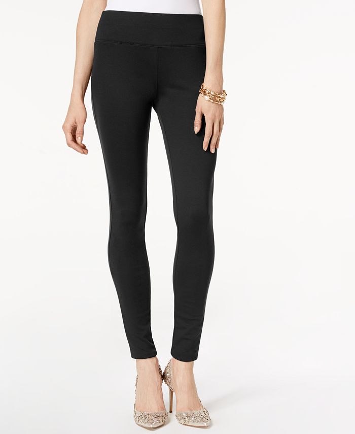 INC International Concepts Women's Pull on Casual Leggings Black Size 0