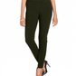 Style & Co Women's Seam Front Ponte Knit Leggings Green Size Petite XL