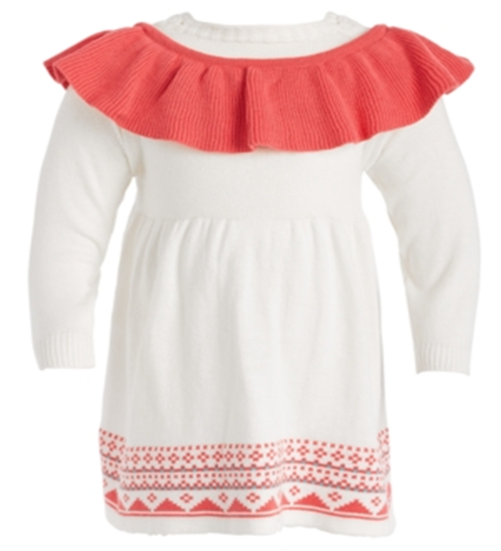 First Impressions Baby Girl's 2 Pc Cotton Bodysuit & Sweater Jumper White Size 3-6MOS