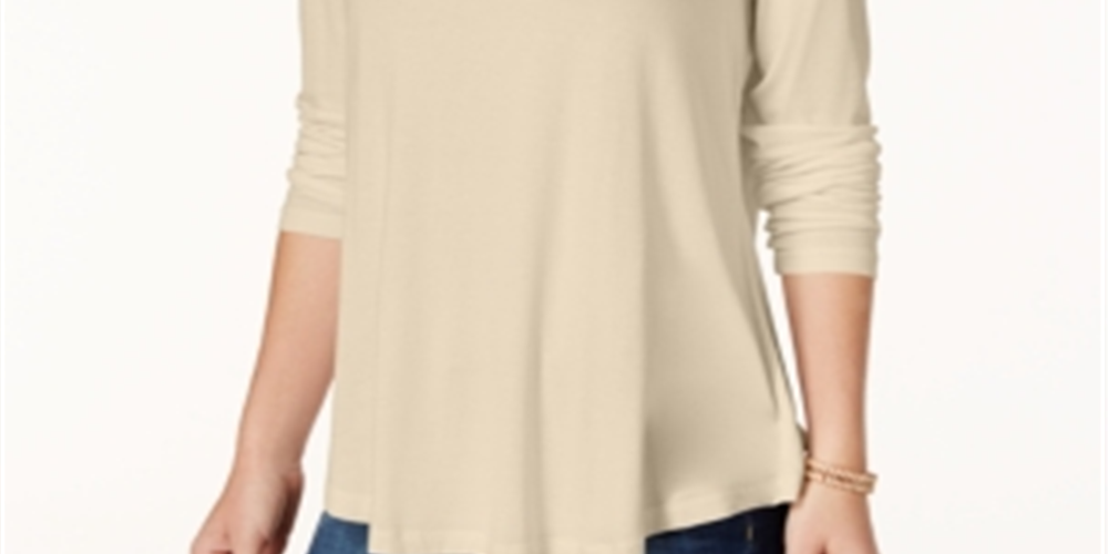 JM Collection Women's Turtleneck Top Brown Size Petite S