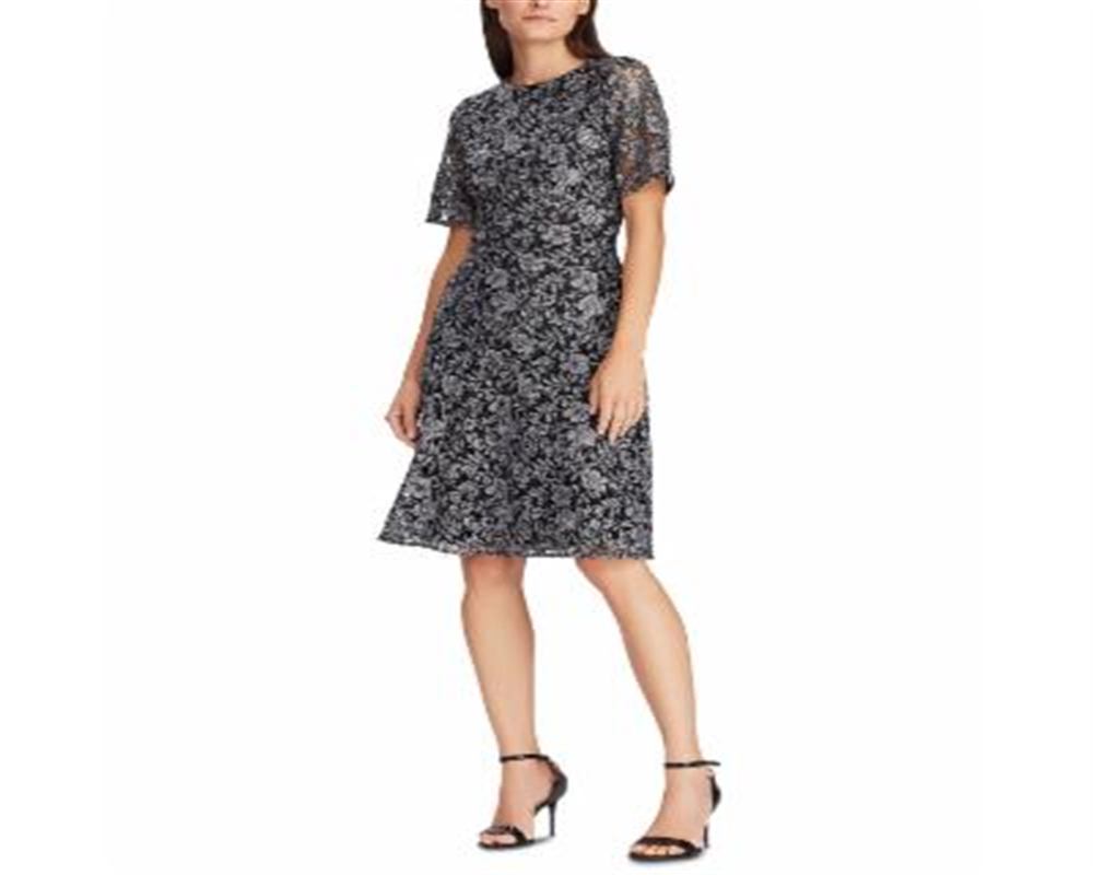 ralph-lauren-womens-floral-lace-dress-gray-size-1