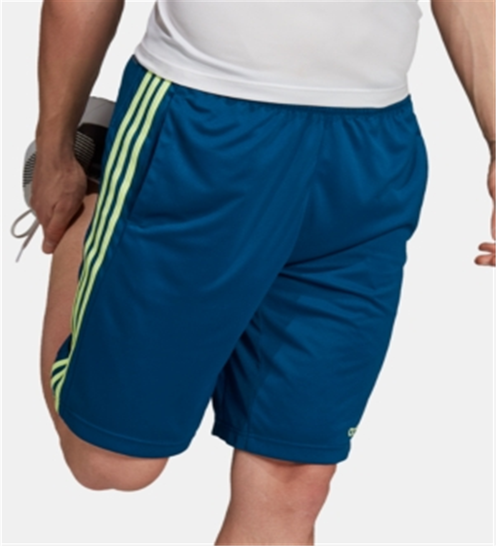 एडिडास पुरुषों के बिग एंड टॉल रनिंग फिटनेस शॉर्ट्स नीला, साइज़ XXL