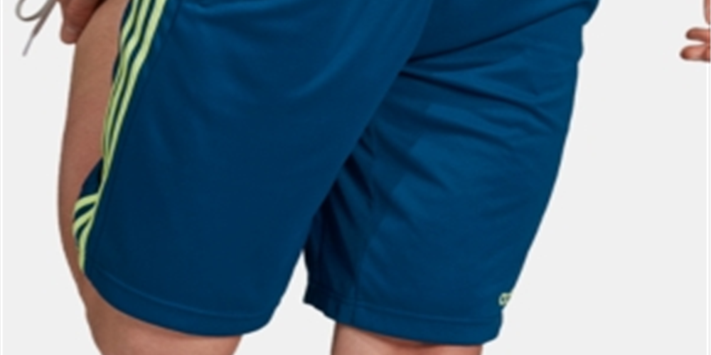 एडिडास पुरुषों के बिग एंड टॉल रनिंग फिटनेस शॉर्ट्स नीला, साइज़ XXL