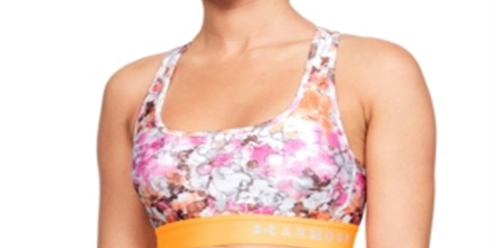 Under Armour Women's our Mid Sutien Roz Alb Bra White Size Medium