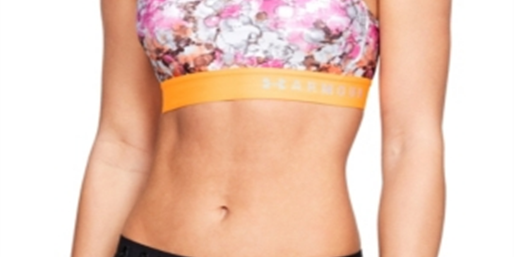 Under Armour Women's our Mid Sutien Roz Alb Bra White Size Medium
