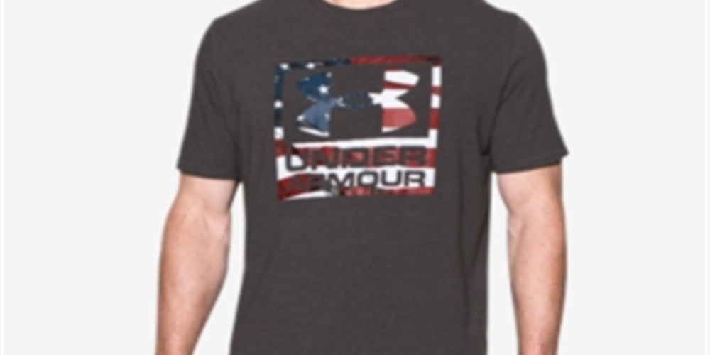 Under Armour Men's Charged Cotton Graphic T-Shirt Black Size Small