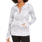 Ideology Women's Fitness Funning Pullover Top White Size Medium