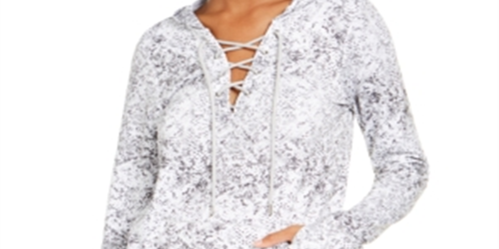 Ideology Women's Fitness Funning Pullover Top White Size Medium