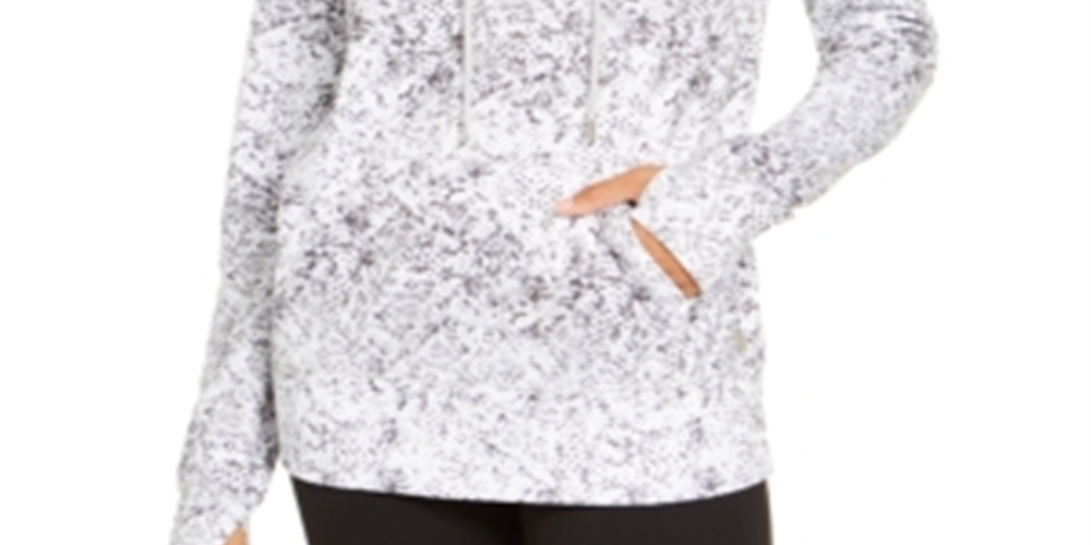 Ideology Women's Fitness Funning Pullover Top White Size Medium