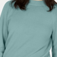 Karen Scott Women's Zip Back Mock Neck Sweater Green Size X-Small