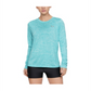 Under Armour Women's Tech Twist Long Sleeve Crew Shirt Blue Size Small