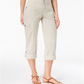 Style & Co Women's Convertible Cargo Pants Beige Size 12