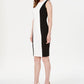 Calvin Klein Women's Colorblocked Sheath Dress White Size 12