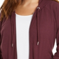 Calvin Klein Women's Plus Zip up Hoodie Red Size 2X