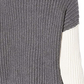 Vince Camuto Women's Long Sleeve Cable Stitch Turtleneck Sweater -Gray Size XL