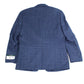 Ralph Lauren Men's Tweed Notch Collar Wool Blazer Blue Size 44
