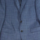 Ralph Lauren Men's Tweed Notch Collar Wool Blazer Blue Size 44