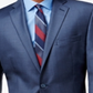 Calvin Klein Men's Wool Slim Fit Two Button Suit Jacket Blue Size 44