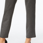 JM Collection Women's Ponte Pull on Straight Leg Pants Gray Size Petite XL