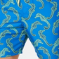 Club Room Men's Seahorse Quick Dry Swim Trunks Blue Size Large