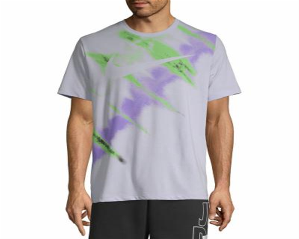 Nike Men's Crew Neck Short Sleeve T-Shirt Gray Size Large
