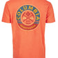 Columbia Sportswear Mens Graphic Heathered Logo T-Shirt Orange Size Small