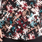 JM Collection Women's Plus Printed Top Black Size 0X