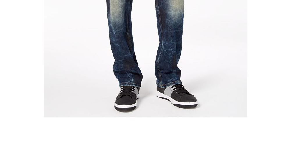 Sean John Men's Hamilton Denim Mid Rise Straight Leg Jeans Blue Size 40X32