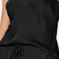 INC International Concepts Women's Scalloped Neck Camisole Pajama Top Black Size XS