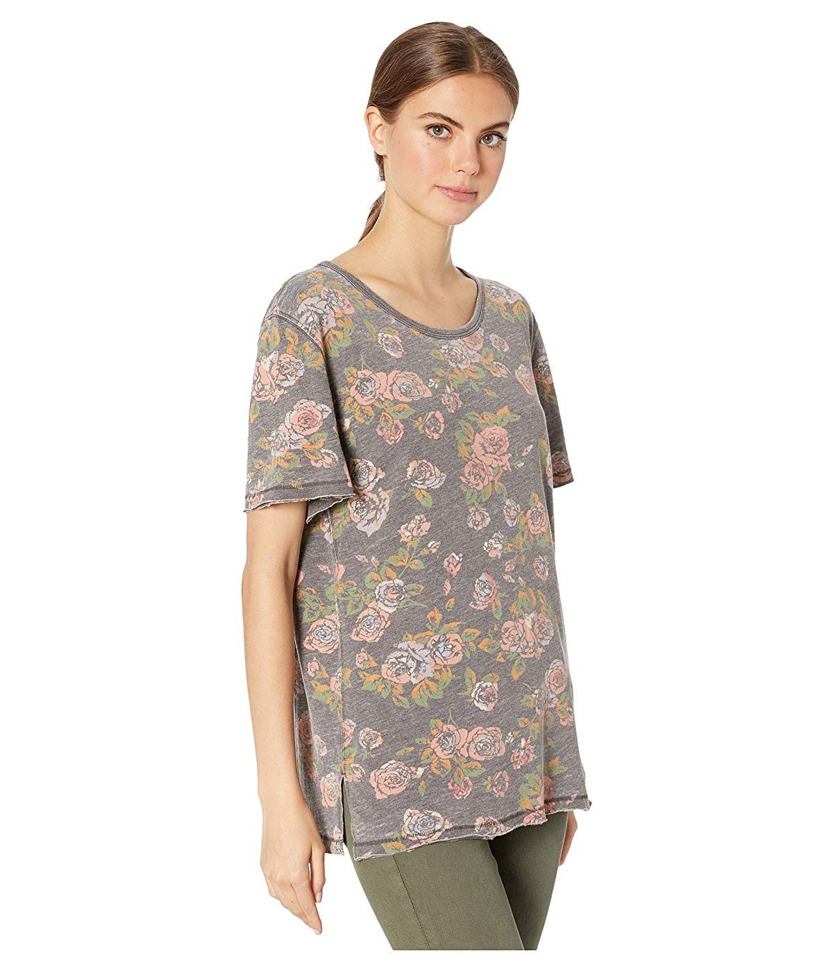 Free People Women's Tourist Tee Brown Size Small