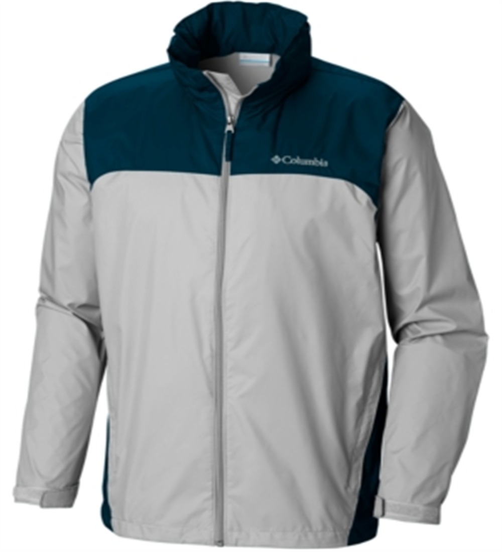 Columbia Men's Big & Tall Glennaker Lake Rain Jacket Blue Size Medium