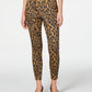 Style & Co Women's Printed Jeggings Brown Size X-Large