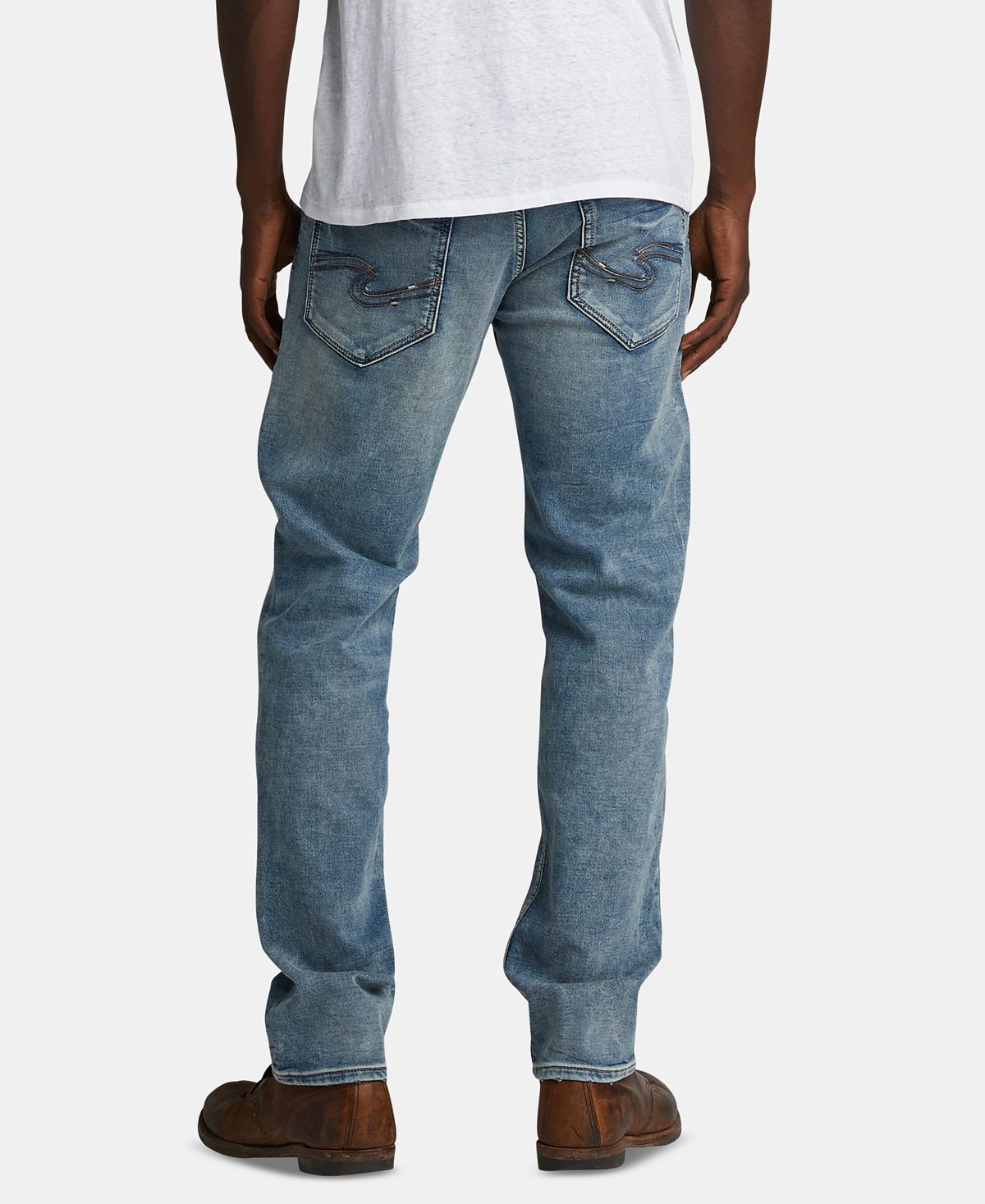 Silver Jeans Co. Men's Eddie Relaxed Athletic Jeans Blue Size 36X34