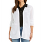 Charter Club Women's Pointelle Knit Open Front Cardigan White Size XX-Large