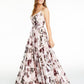 City Studio Women's Metallic Maxi Evening Dress Pink Size 16