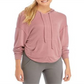 Free People Women's Movement Dried Rose Back Into It Hoodie Pink Size Large