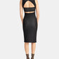 Rachel Roy Women's Sleeveless Knee Length Body Con Dress Black Size X-Large