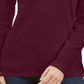 Karen Scott Women's Cotton Turtleneck Top Wine Size Petite S/M