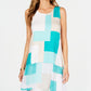 Alfani Women's Printed Tunic Blue Size X-Large
